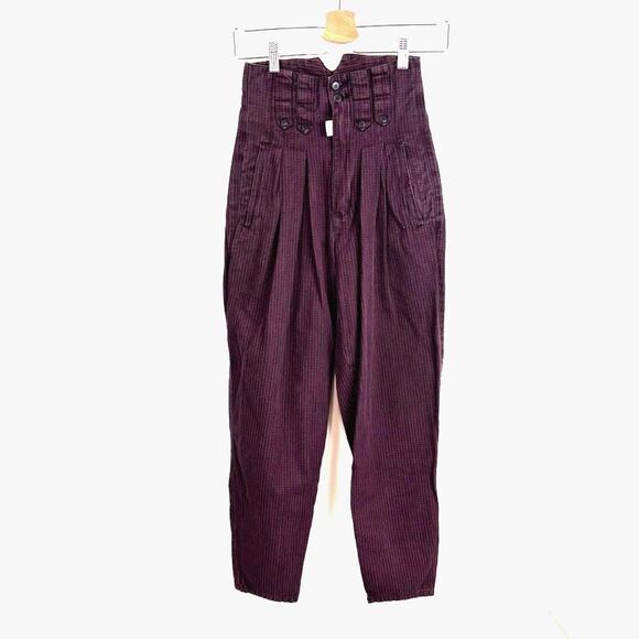 Vintage Bojo One World Pants 1990s Baggy High Waisted Asian Street Fashion 27x30